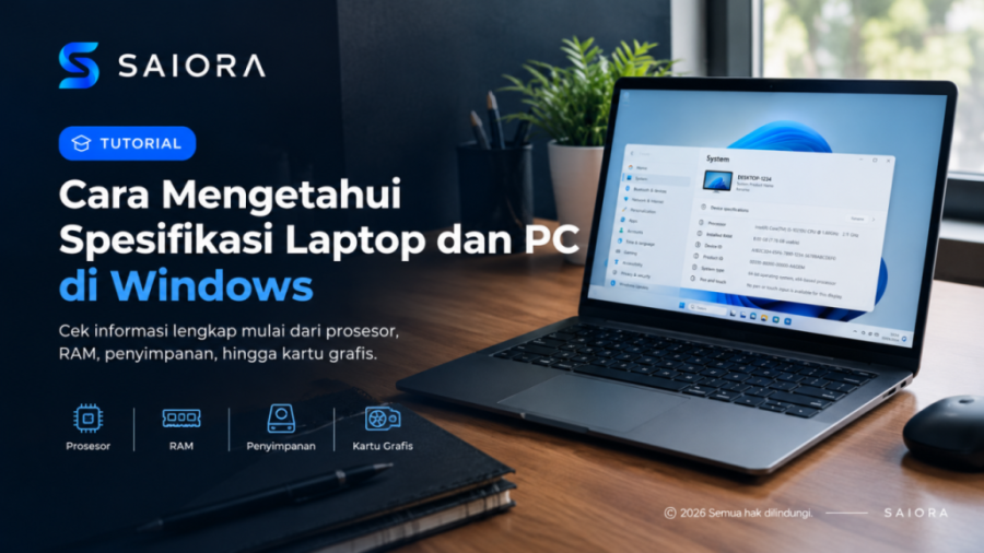 Cara Cek Spesifikasi Laptop dan PC di Windows