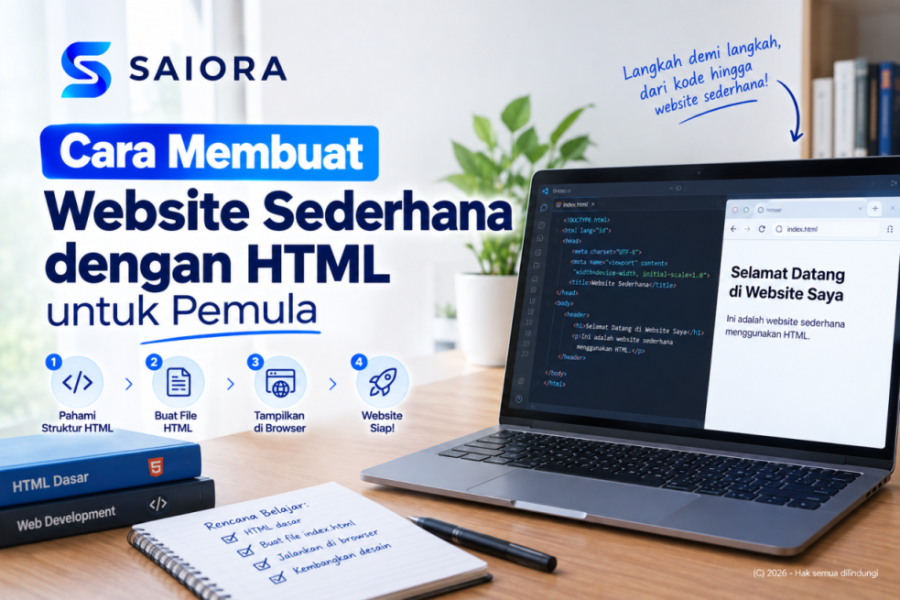 Cara Membuat Website Sederhana dengan HTML untuk Pemula