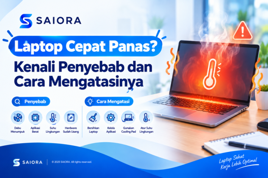 Laptop Cepat Panas? Kenali Penyebab dan Cara Mengatasinya